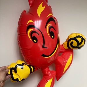 Frito-Lay Flamin Hot Cheetos SPARKEE Inflatable Blow Up Display Collectible